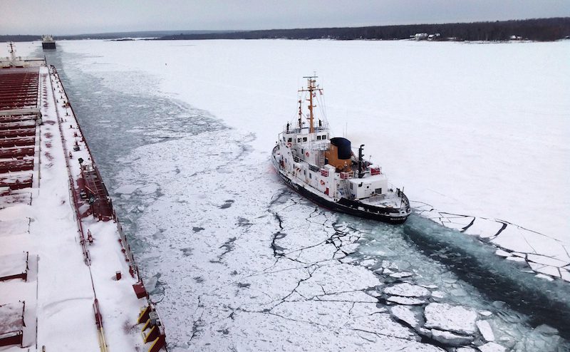 Great Lakes Shipping Snarled by Winter Weather in 2013