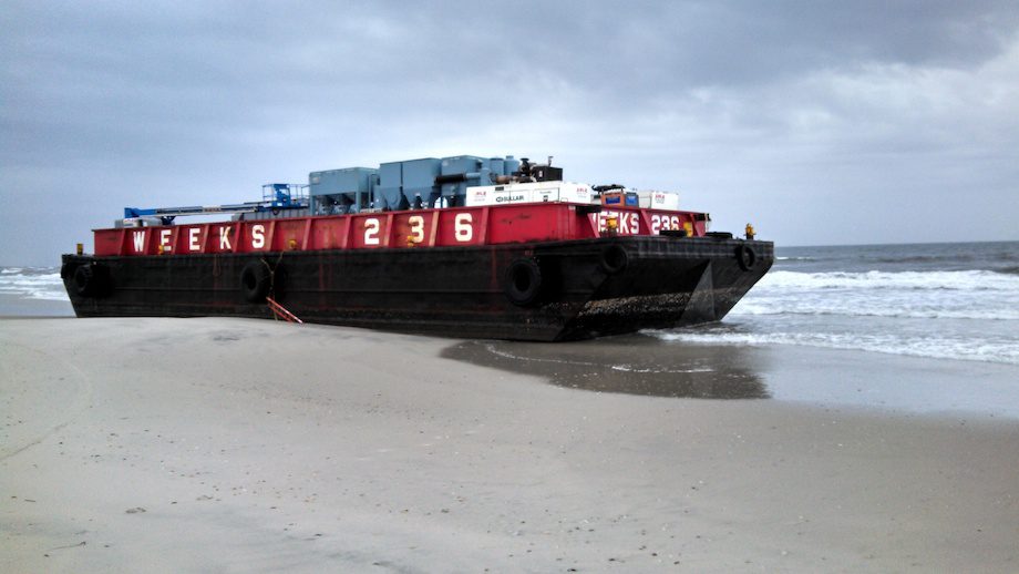 Tug Sinks After Separating from Barge Off New York