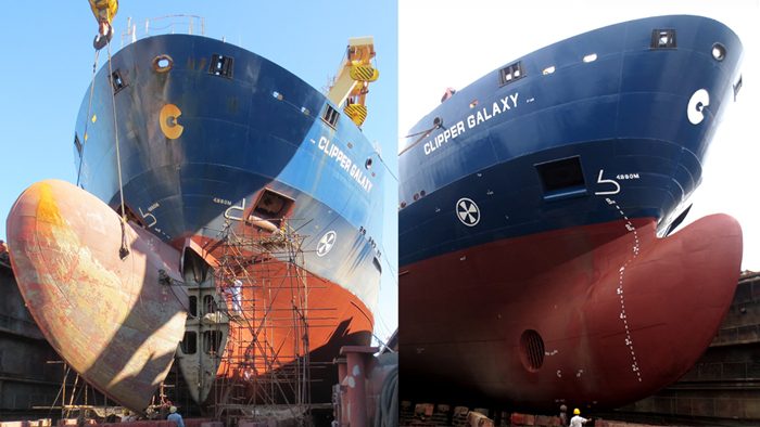 Nose Job Leads to Big Savings for Clipper Multi-Purpose Vessel