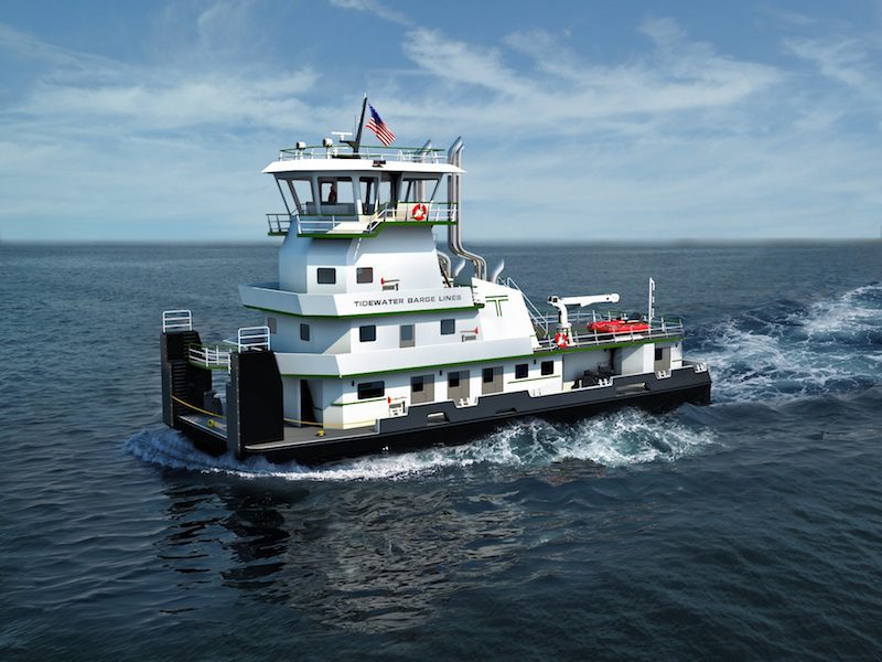 Vigor to Build Three Tugs for Tidewater Barge Lines