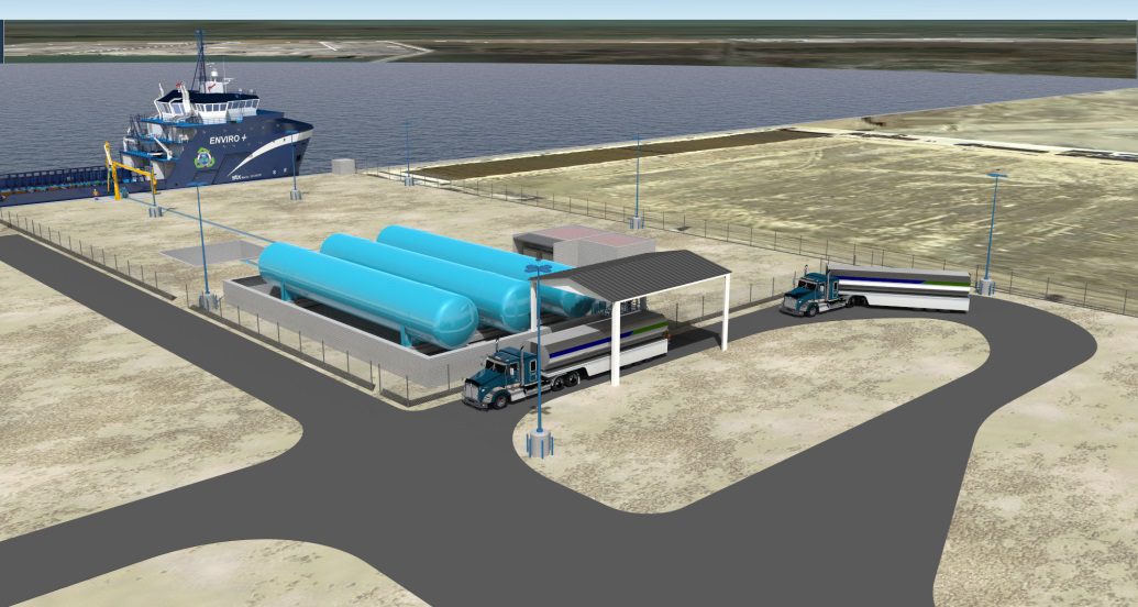 Harvey Gulf Breaks Ground on Nation’s First LNG Bunkering Facility