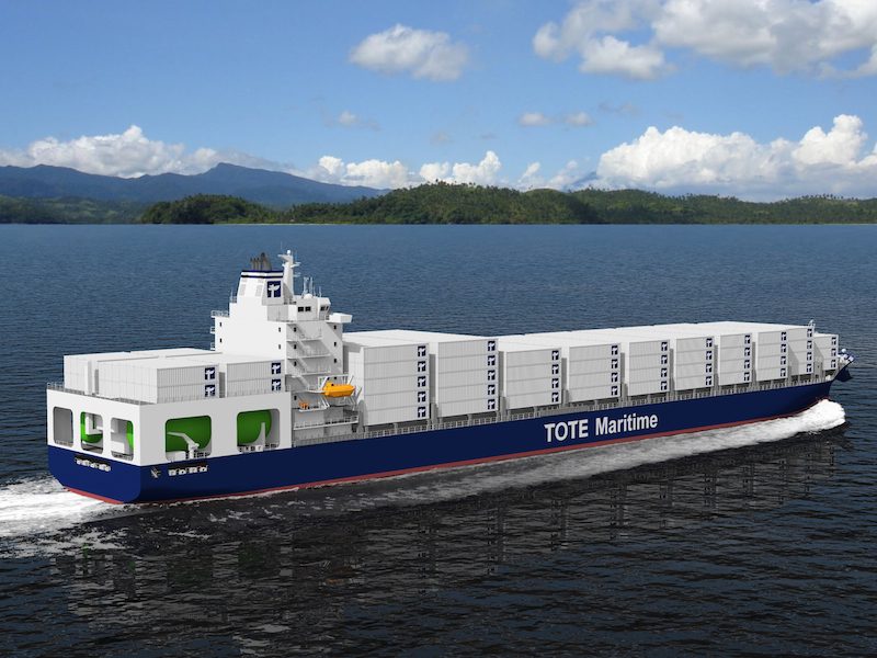 Steel Cut for World’s First LNG-Powered Containership