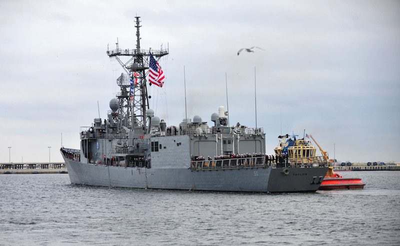 USS Taylor Heads for Repairs Following Grounding