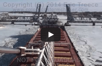 Time Lapse: SS Wilfred Sykes Wakes Up from Great Lakes Winter Slumber