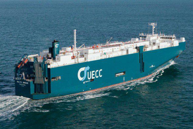 baltic breeze car carrier uecc