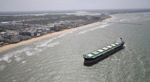 bulk carrier ornak aground