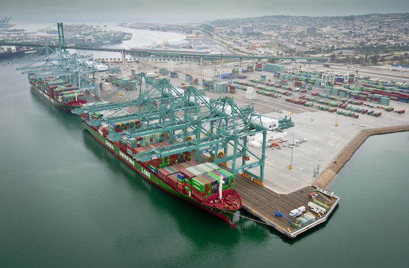 Port of Los Angeles Shipments Jump Most Since 2007