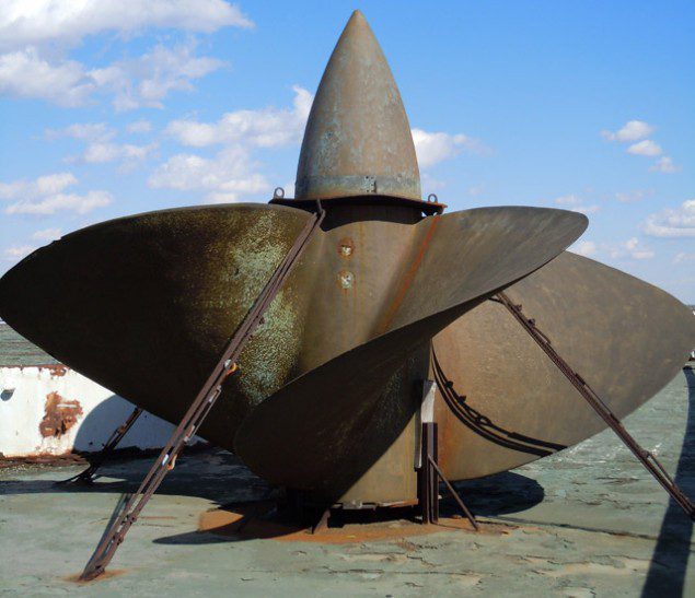 SS United States' spare propeller, image (c) Basil Karatzas