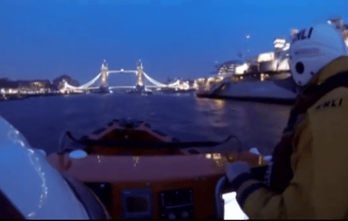 VIDEO: This Is What It Looks Like to Blaze Through London On a RNLI Lifeboat