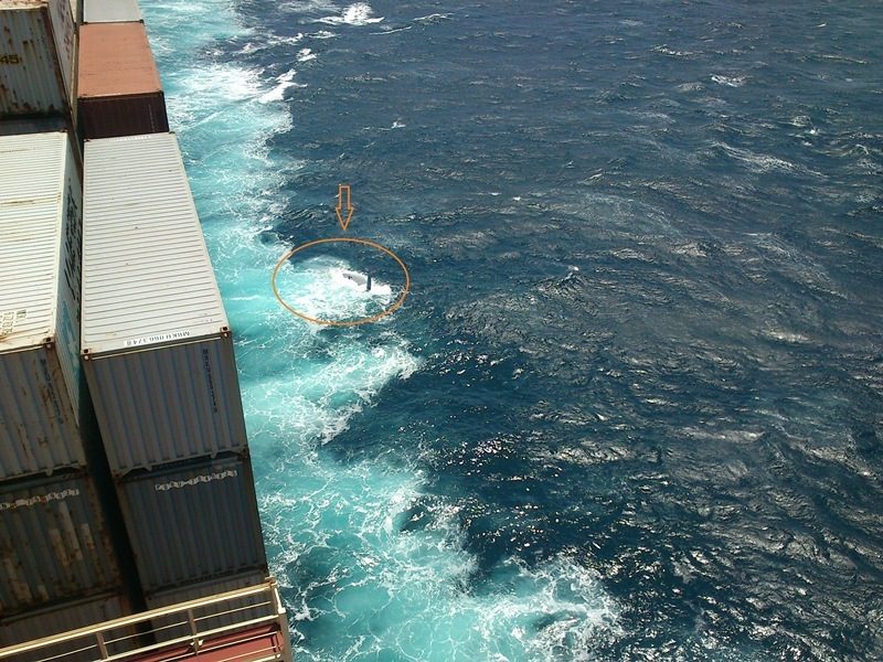 Maersk Containership Finds Overturned Hull, Yet No Sign of Missing Sailors