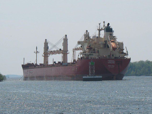 The MV  Federal Kavalina as seen on May 26, 2014. U.S. Coast Guard Photo