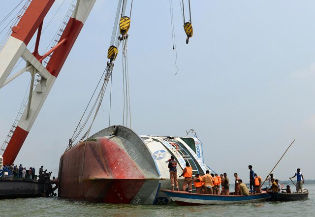 miraj 4 ferry capsize salvage
