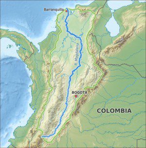 magdalena map colombia