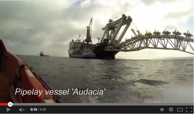 WATCH: Laying Big Pipe from Allseas’ Audacia