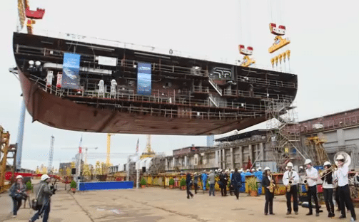 VIDEO: Keel Laid for Third Oasis-Class Cruise Ship