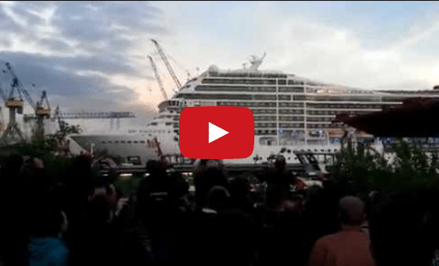 WATCH: Cruise Ship Gives Best Sail-By Salute Ever
