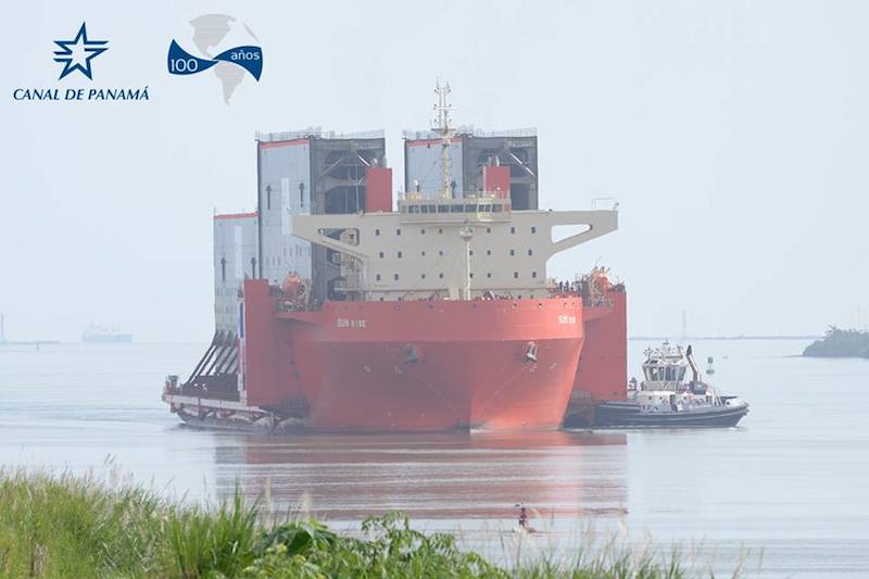 PHOTOS: Second Shipment of Panama Canal’s Giant New Gates Arrives in Colón