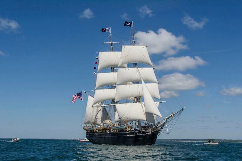 PHOTOS: Historic Whaleship Charles W. Morgan Under Full Sail