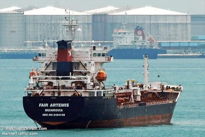 Pirated Oil Tanker Fair Artemis Found