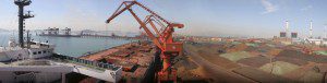 qingdao port iron ore dry bulk