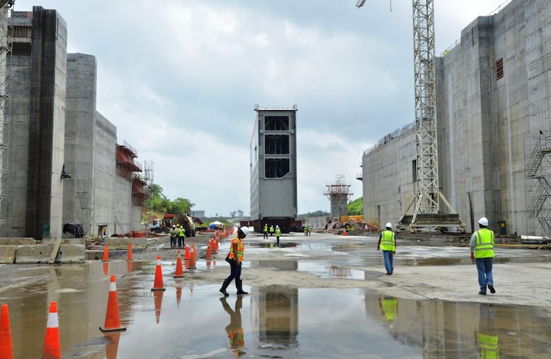 First Gates Delivered to Expanded Panama Canal Lock Complex – PHOTOS