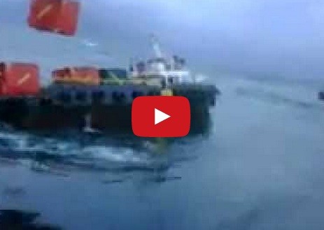 WATCH: Crane Operator Saves Supply Vessel from Capsizing
