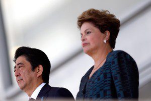 President Dilma Rousseff Japan Prime Minister Shinzo Abe