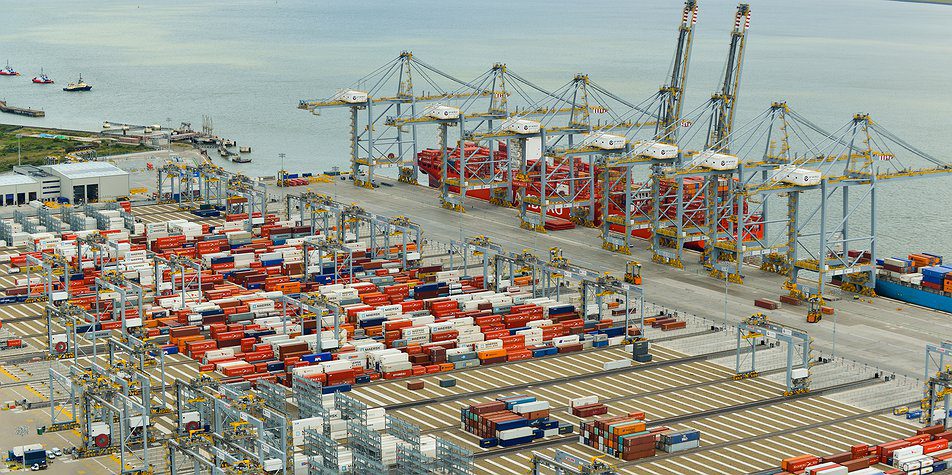 Felixstowe’s Loss Is Gateway’s Gain as Congestion Grips North Europe’s Ports