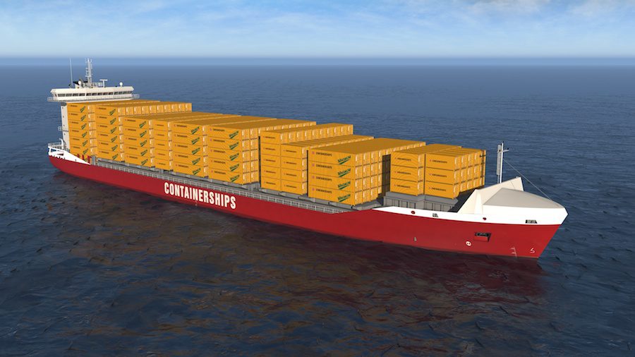 Finnish Owner Orders Two Additional Dual Fuel Short Sea Containerships