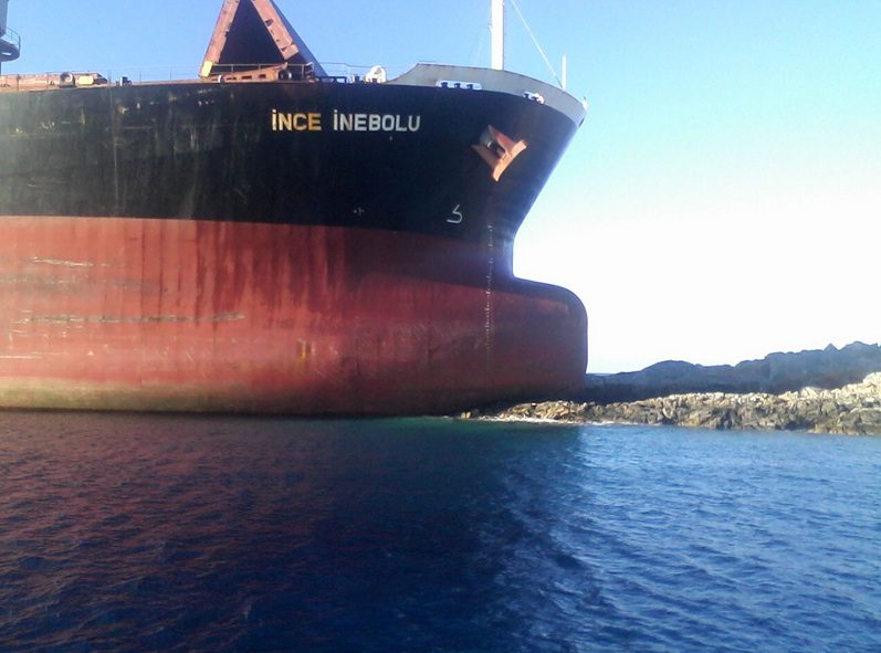 Bulk Carrier ‘Ince Inebolu’ Refloated in Greece