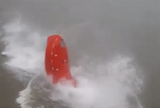 WATCH: Lifeboat Launch FAIL Leads to Perfect Front Flip
