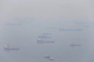 singapore ships haze environment emissions smoke