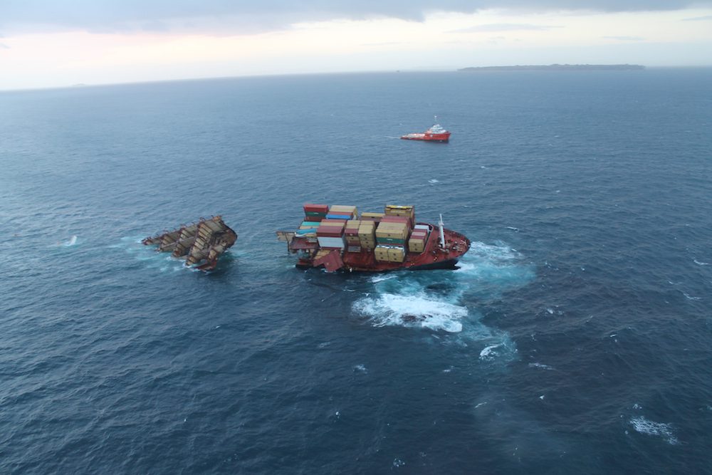 Decision to Abandon Rena Wreckage Heads to Environment Court
