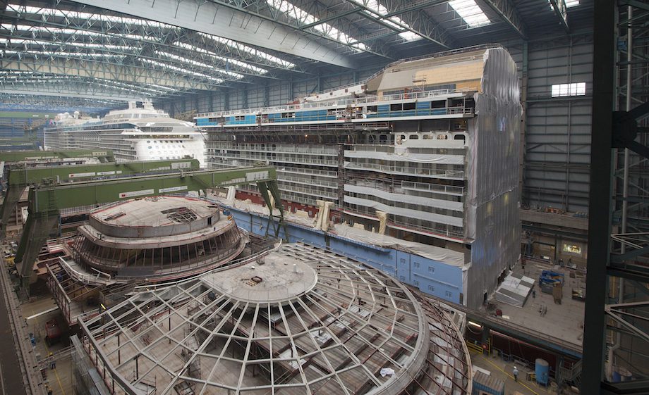 Video: Mega-Block Construction at Meyer Werft