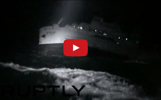Video Shows RV Ocean Researcher V Aground Off Taiwan, Frantic Search and Rescue