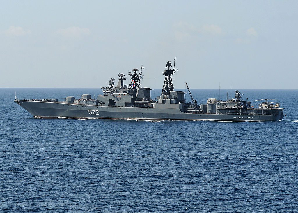 Russian Warships Enter English Channel