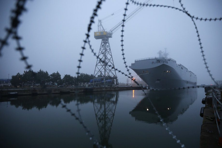 France Suspends Delivery of Russian Warships
