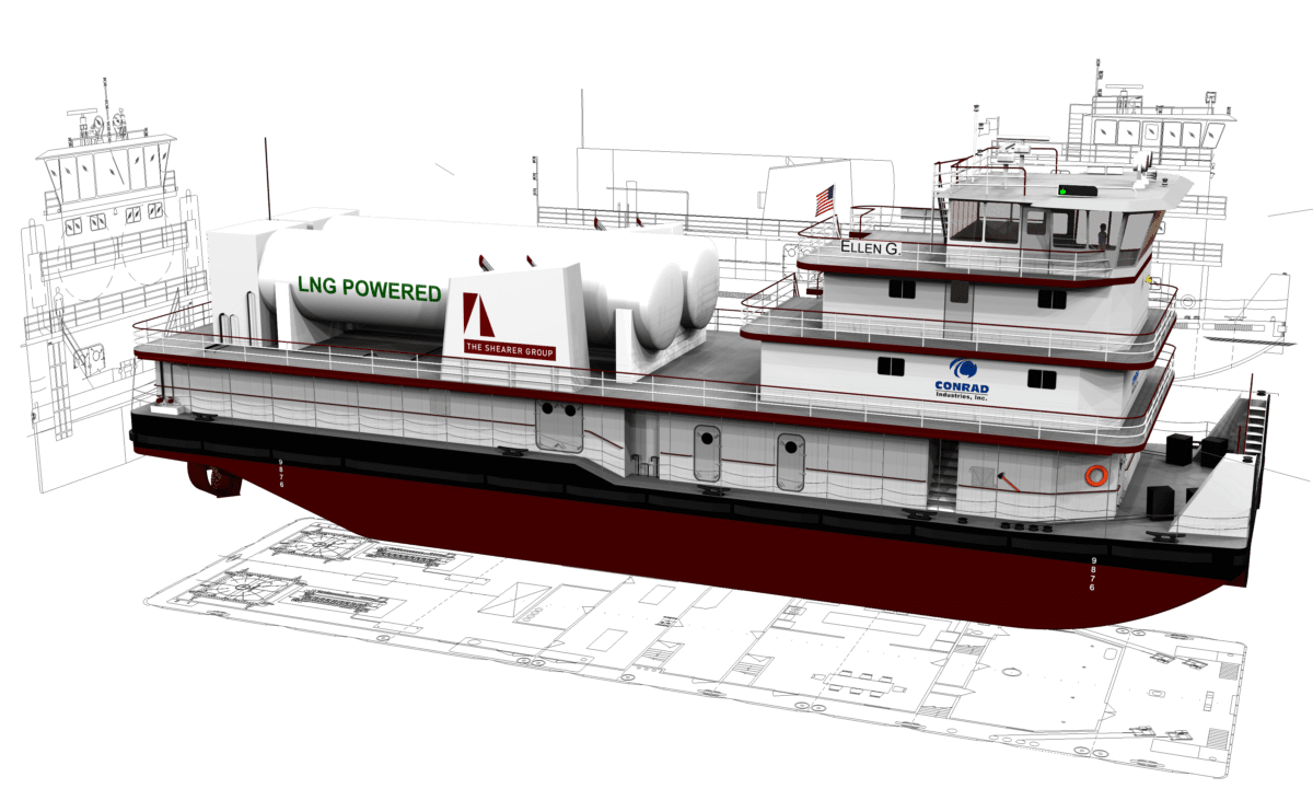 LNG Powered Towboat Design Receives Approval in Principle