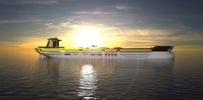 Austrian Company Unveils Tanker-Based Superyacht Concept