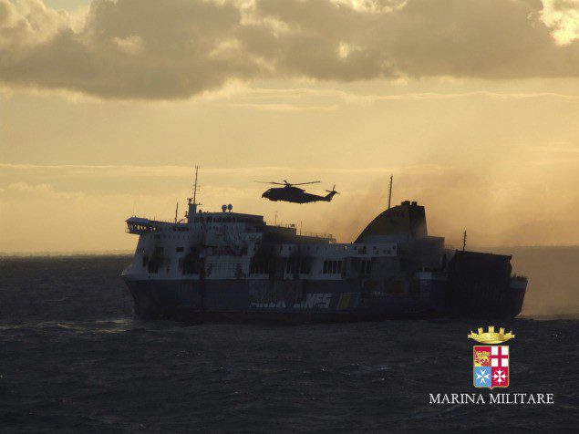 MV Norman Atlantic. Photo credit: Marina Militare