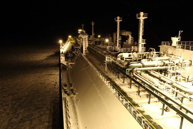 lng carrier night ice-class