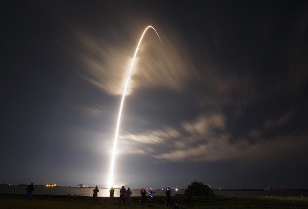 The unmanned Falcon 9 rocket launched by SpaceX, on a cargo resupply service mission to the International Space Station, lifts off from the Cape Canaveral Air Force Station in Cape Canaveral, Florida January 10, 2015. REUTERS/Scott Audette
