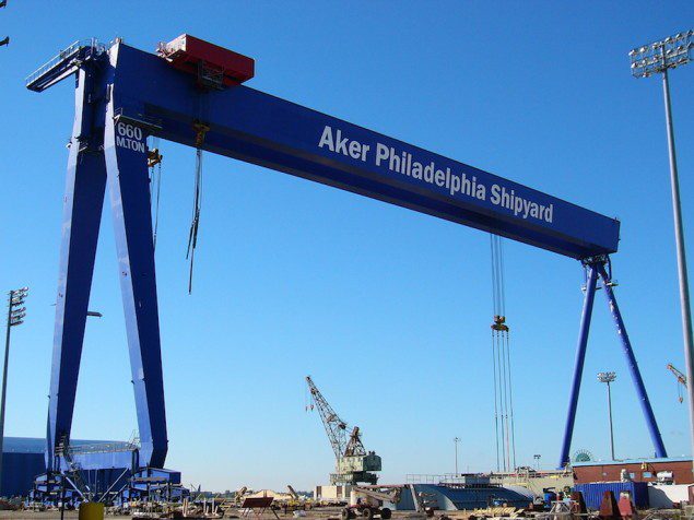 File photo courtesy Aker Philadelphia Shipyard