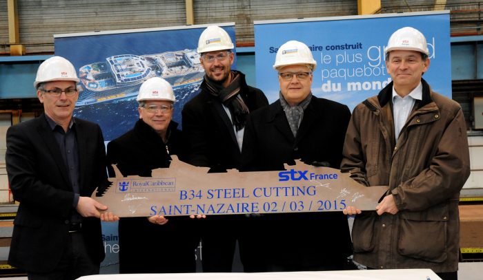 Steel Cut on Fourth Oasis-Class Cruise Ship