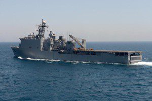 U.S. Navy Ship Hit by Fire at NASSCO Shipyard