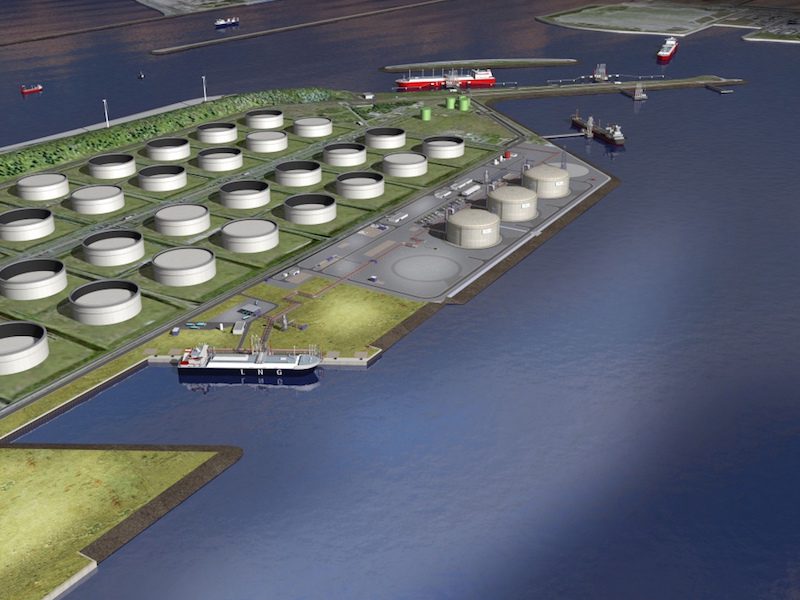Rotterdam’s Gate Terminal Starts Construction of New LNG Bunkering and Break Bulk Facility
