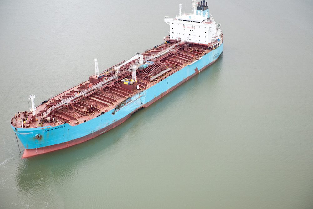 NEW Aerial Photos Show MTBE Spill In Houston Ship Channel