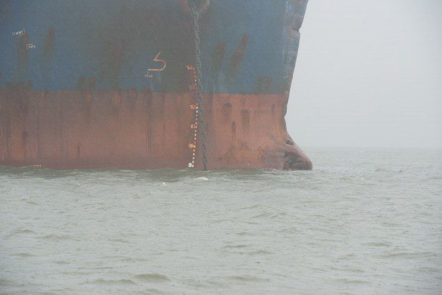 Collision near Morgans Point in Houston Ship Channel