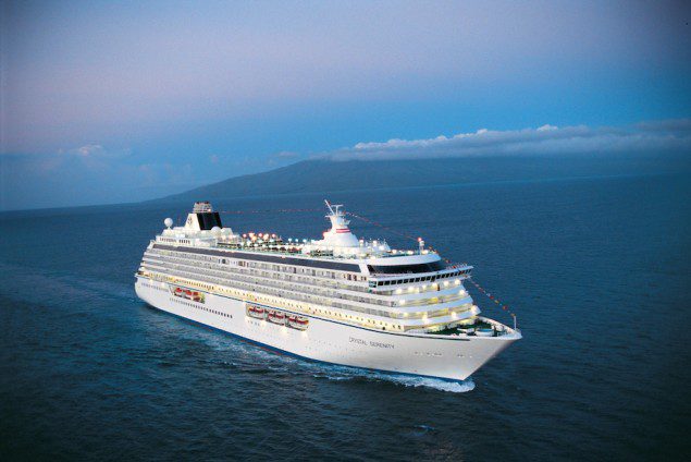 Crystal Serenity file photo courtesy Crystal Cruises