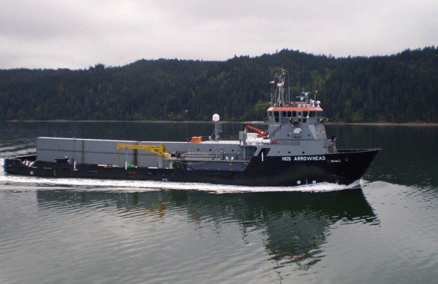 HOS Arrowhead. Photo courtesy Military Sealift Command